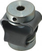 Huco 3/16" Max Bore Diam, Flexible Flex P Double Loop Coupling 27mm OD, Polyurethane 047.10.1919 - 88025002