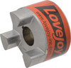 Lovejoy 7/8" Max Bore Diam, 3/16" x 3/32" Keyway Width x Depth, Flexible Coupling Hub 2.54" OD, 3-1/2" OAL, Sintered Iron, Order 2 Hubs & 1 Spider for Complete Coupling 68514411514 - 35407576