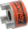 Lovejoy 1" Max Bore Diam, 1/4" x 1/8" Keyway Width x Depth, Flexible Coupling Hub 2.54" OD, 3-1/2" OAL, Sintered Iron, Order 2 Hubs & 1 Spider for Complete Coupling 68514411516 - 35407584