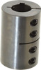 Climax 1" Inside x 2" Outside Diam, Rigid Coupling with Keyway 3" Long x 1/4" Keyway Width CC-100-100-KW - 35462183