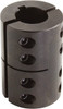Climax 5/8" Inside x 1-1/2" Outside Diam, Two Piece Rigid Coupling with Keyway 2-1/4" Long x 3/16" Keyway Width x 3/32" Keyway Depth 2CC-062-062-KW - 55550875