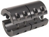 Climax 12mm Inside x 29mm Outside Diam, Metric Two-Piece Clamping Rigid Coupling 45mm Long 2MISCC-12-12 - 75256461