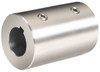 Climax 25mm Inside x 50mm Outside Diam, Metric Set Screw Rigid Coupling with Keyway 76mm Long x 8mm Keyway Width x 3.3mm Keyway Depth MRC-25-S-KW - 70546825