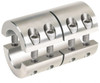 Climax 30mm Inside x 53mm Outside Diam, Metric Two-Piece Clamping Rigid Coupling 83mm Long 2MISCC-30-30-S - 75256636