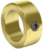 Climax 1/8" Bore, Steel, Set Screw Solid Set Screw Collars 3/8" Outside Diam, 1/4" Wide CRC-012 - 65016834