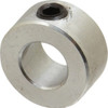 Climax 3/8" Bore, Aluminum, One Piece Solid Set Screw Collars 3/4" Outside Diam, 3/8" Wide C-037-A - 73090904