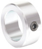 Climax 7/16" Bore, Aluminum, One Piece Solid Set Screw Collars 7/8" Outside Diam, 7/16" Wide C-043-A - 73090912
