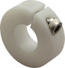 Climax 1/2" Bore, Plastic, One Piece One Piece Split Shaft Collar 1-1/8" Outside Diam, 13/32" Wide P1C-050 - 73091118