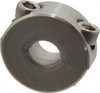 Climax 1/4" Bore, Stainless Steel, Two Piece Shaft Collar 11/16" Outside Diam, 5/16" Wide 2C-025-S - 35462738