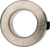 Climax 7/8" Bore, Aluminum, One Piece Solid Set Screw Collars 1-1/2" Outside Diam, 9/16" Wide C-087-A - 73090979