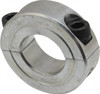 Climax 13/16" Bore, Aluminum, Two Piece Two Piece Split Shaft Collar 1-5/8" Outside Diam, 1/2" Wide 2C-081-A - 75237172