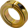 Climax 1-1/4" Bore, Steel, Two Piece Clamping Shaft Collar 2-1/16" Outside Diam, 1/2" Wide CR2C-125 - 65021727