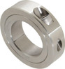 Climax 1-5/16" Bore, Stainless Steel, Two Piece Two Piece Split Shaft Collar 2-1/4" Outside Diam, 9/16" Wide 2C-131-S - 75237271