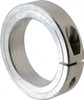 Climax 2-1/4" Bore, Aluminum, One Piece Clamping Shaft Collar 3-1/4" Outside Diam, 3/4" Wide 1C-225-A - 75236786