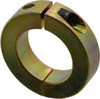Climax 1-3/8" Bore, Steel, Two Piece Clamping Shaft Collar 2-1/4" Outside Diam, 9/16" Wide CR2C-137 - 73091555