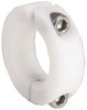 Climax 2-7/16" Bore, Plastic, Two Piece Clamping Shaft Collar 3-1/2" Outside Diam, 3/4" Wide P2C-243 - 73090706