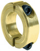 Climax 2-1/2" Bore, Steel, Two Piece Clamping Shaft Collar 3-3/4" Outside Diam, 7/8" Wide CR2C-250 - 73091712
