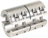 Climax 5/8 x 1/2" Bore, Stainless Steel, Two Piece Two Piece Split Shaft Collar 1-5/16" Outside Diam, 2" Wide 2ISCC-062-050-S - 73090367