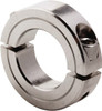 Climax 5-1/4" Bore, Stainless Steel, Two Piece Clamp Collar 6-3/4" Outside Diam, 7/8" Wide H2C-525-S - 55545644