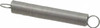 Made in USA 3/4" OD, 16.86 Lb Max Load, 14.43" Max Ext Len, 0.072" Wire Diam Stainless Steel Extension Spring 1.67 Lb/In Rating, 3.25 Lb Init Tension, 6" Free Length E-072-750-6000S - 04076535