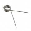 Gardner Spring 270° Deflection Angle, 0.259" OD, 0.017" Wire Diam, 4-3/4 Coils, Torsion Spring 5/32" Max Tool Size, 1/8 In/Lb Torque at Leg Length GT1715627-MR - 00043216