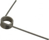 Gardner Spring 90° Deflection Angle, 1.102" OD, 0.135" Wire Diam, 4-1/4 Coils, Torsion Spring 0.666" Max Tool Size, 40 In/Lb Torque at Leg Length 666090135SR - 00044032