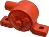 Vibco Vibrators 270 Lb. Force, 9 Cubic Feet per Minute, 7,200 RPM, 70 Decibel, Pneumatic Vibrator 5-1/16" Long x 1-5/16" Wide x 3-5/8" High, 1/4 Port Inlet VS-190CI - 36674844