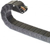 Hubbell 1 Ft. Long, Nylon, Enclosed Cable and Hose Carrier 3 Inch Inside Width x 1-1/2 Inch Inside Height, 3.93 Inch Outside Width x 2-1/4 Inch Outside Height, 4.12 Inch Bend Radius ET1530-4.1-1.0 - 81876823