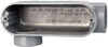 Crouse-Hinds Form 5, LR Body, 1-1/2" Trade, IMC, Rigid Aluminum Conduit Body Oval/Rectangle, 7.87" OAL, 35.8 cc Capacity, Silver LR55 - 04507273