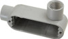 Hubbell Killark Form 85, LR Body, 1/2" Trade, IMC, Rigid Aluminum Conduit Body Oval, 4-5/8" OAL, 4 cc Capacity, Hazardous & Wet Locations OLR-1 - 54123195