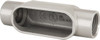 Hubbell Killark Form 7, C Body, 1-1/2" Trade, IMC, Rigid Iron Conduit Body Oval, 8-7/16" OAL, 26 cc Capacity, Gray, Hazardous & Wet Locations C57 - 54121181