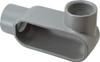 Hubbell Killark Form 7, LR Body, 1-1/2" Trade, IMC, Rigid Iron Conduit Body Oval, 7-1/4" OAL, 26 cc Capacity, Gray, Hazardous & Wet Locations LR57 - 54121264