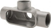 Hubbell Killark Form 7, TA Body, 1-1/2" Trade, IMC, Rigid Iron Conduit Body Oval, 8-7/16" OAL, 27 cc Capacity, Gray, Hazardous & Wet Locations TA57 - 54121306