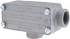 O-Z/Gedney T Body, 3/4" Trade, Rigid Malleable Iron Conduit Body Rectangle, 1" OAL, Hazardous Locations OET-75 - 54117874