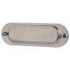 Crouse-Hinds 1" Trade, Aluminum Conduit Body Cover Plate Use with Series 5 Conduit Outlet Bodies 350 - 04738969