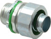 Crouse-Hinds 1/2" Trade Liquidtight Conduit Connector Steel, Noninsulated, Straight Connector, Threaded Connection LTK50 - 04913455