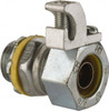 Crouse-Hinds 3/8" Trade Liquidtight Conduit Connector Malleable Iron, Noninsulated, Straight Connector, Threaded Connection LT38G - 04913695