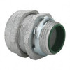 Crouse-Hinds 1" Trade Rigid/Intermediate (IMC) Conduit Connector Malleable Iron, Insulated, Straight Connector, Compression Connection CPR13 - 04504767
