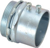 Crouse-Hinds 2" Trade EMT Conduit Connector Steel, Noninsulated, Straight Connector, Set Screw Connection 455 - 04518684