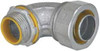 Crouse-Hinds 1" Trade Liquidtight Conduit Connector Malleable Iron, Insulated, Angled Connector, Threaded Connection LTB10090 - 04517504