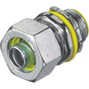 Hubbell Wiring Device-Kellems Conduit Fittings, Fitting Type: Connector, Conduit Type: Liquidtight, Trade Size (Inch): 3/8, Insulation Type: Insulated, Connection Type: Compression, Material: Steel, Malleable Iron H0381 - 96196043