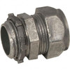 Hubbell RACO 3/4" Trade EMT Conduit Connector Die Cast Zinc, Noninsulated, Straight Connector, Compression Connection 2803 - 95918728
