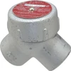 Thomas & Betts 3/4" Trade Rigid/Intermediate (IMC) Conduit Elbow Iron, Noninsulated, Angled Connector, Threaded Connection LBY25-TB - 54117544