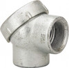 Thomas & Betts 1-1/2" Trade Rigid/Intermediate (IMC) Conduit Elbow Iron, Noninsulated, Angled Connector, Threaded Connection LBY55-TB - 54117528