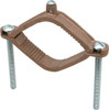Thomas & Betts 4 to 10 (Solid) AWG Compatible Dual-Nut Rod Clamp Bronze, 6-5/16" OAL, RoHS Compliant, UL File E3060, UL Listed J2124 - 73124026
