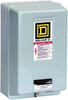 Square D 3 Pole, 220 Coil VAC at 50 Hz, 240 Coil VAC at 60 Hz, 27 Amp NEMA Contactor NEMA 1 Enclosure, 50 Hz at 220 VAC and 60 Hz at 240 VAC 8502SCG2V03 - 56817505