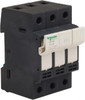 Schneider Electric 3 Pole, 600 Volt, 32 Amp, DIN Rail Mount Fuse Holder Compatible with 38mm Long x 52mm Wide and 10mm Diameter Fuse DF103 - 69649523