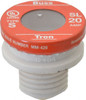 Bussmann 125 VAC, 20 Amp, Time Delay Plug Fuse 10 (RMS Symmetrical) kA Rating SL-20 - 84720358