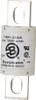 Bussmann 500 VAC/VDC, 250 Amp, Fast-Acting Semiconductor/High Speed Fuse Bolt-on Mount, 4-11/32" OAL, 200 (RMS Symmetrical), 50 at DC kA Rating, 1-1/2" Diam FWH-250A - 75382762