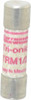 Ferraz Shawmut 250 VAC, 0.5 Amp, Time Delay Midget Fuse Clip Mount, 1-1/2" OAL, 10 at AC kA Rating, 13/32" Diam TRM1/2 - 54012927